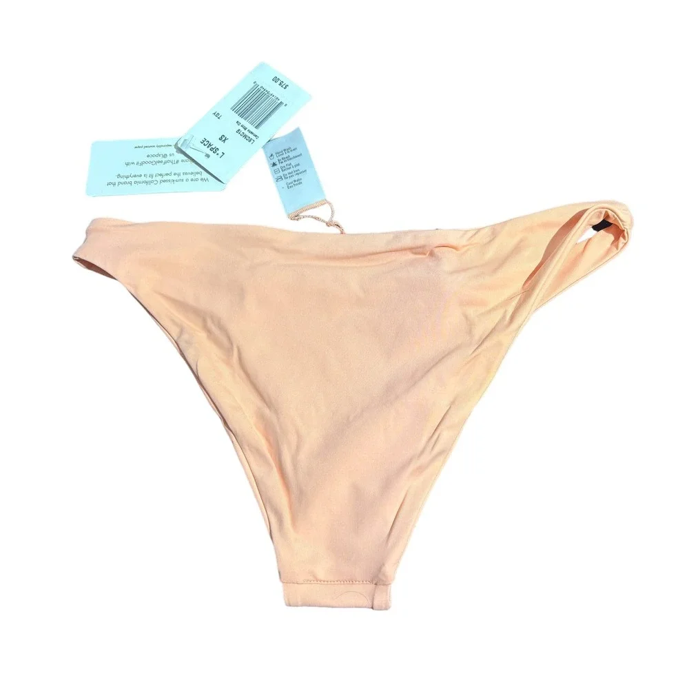 L Space NWT Camacho Low Rise Bikini Swim‎ Bottom Separates Size XS Tangy